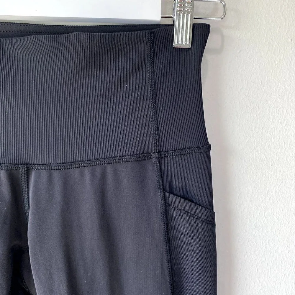 Lululemon Seek the Heat Crop Leggings Black 6